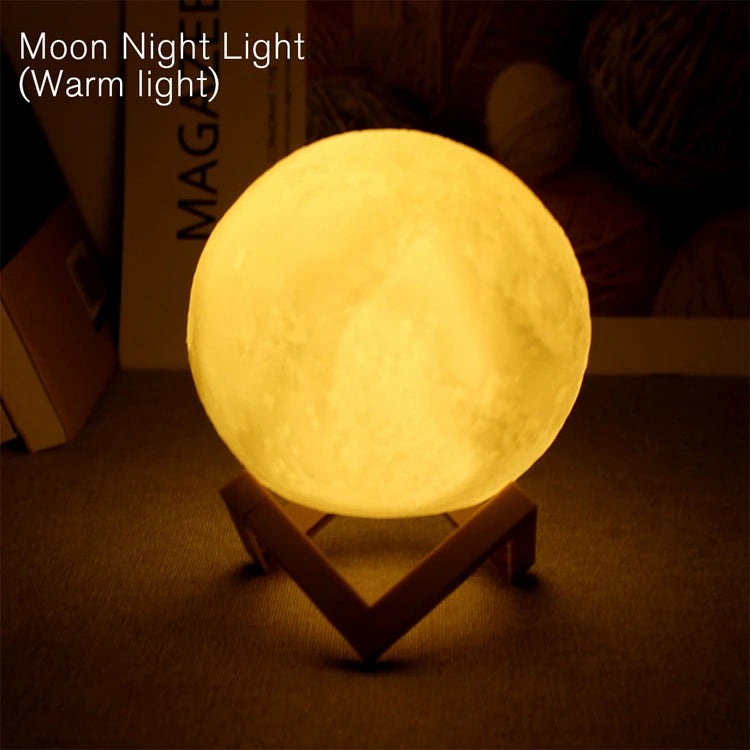 Book Light LED Moon Light Galaxy Light, Moon Night Light, Girl, Boy, Child Birthday Gift, Bedroom Decoration Indoor lighting - Acros