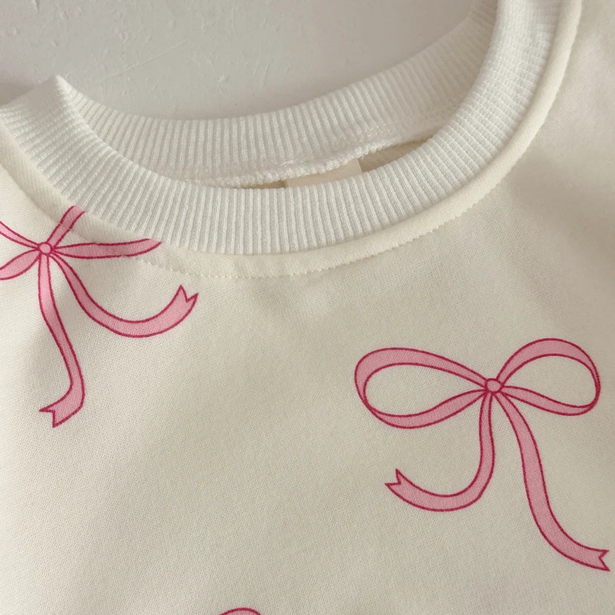 Baby Clothing Sets Autumn Cotton Cute 2 PCS Kids Sets Baby Girls Clothes Bow Printed Top+Pants 1-3 Years