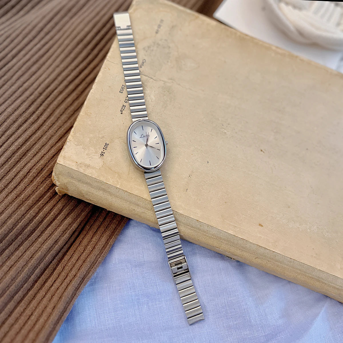 1pc New Fashionable Women's Watch With Gold Bracelet, Vintage & Luxury Ins Style, Elegant & Versatile Quartz Watch ladies watch - Acros