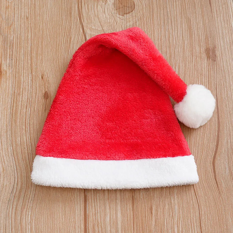 Christmas Newborn Clothes Cute Bow Flannel Comfortable And Soft 0-18 Girls Autumn And Winter Long Sleeved Baby Skirt+Hat