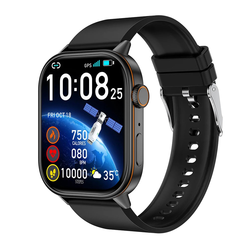 Luxury Military GPS Smartwatch Fitness Clock 3ATM Waterproof Sports Smart Watch BT CALL Wrist Watches for Men Women Android 2026