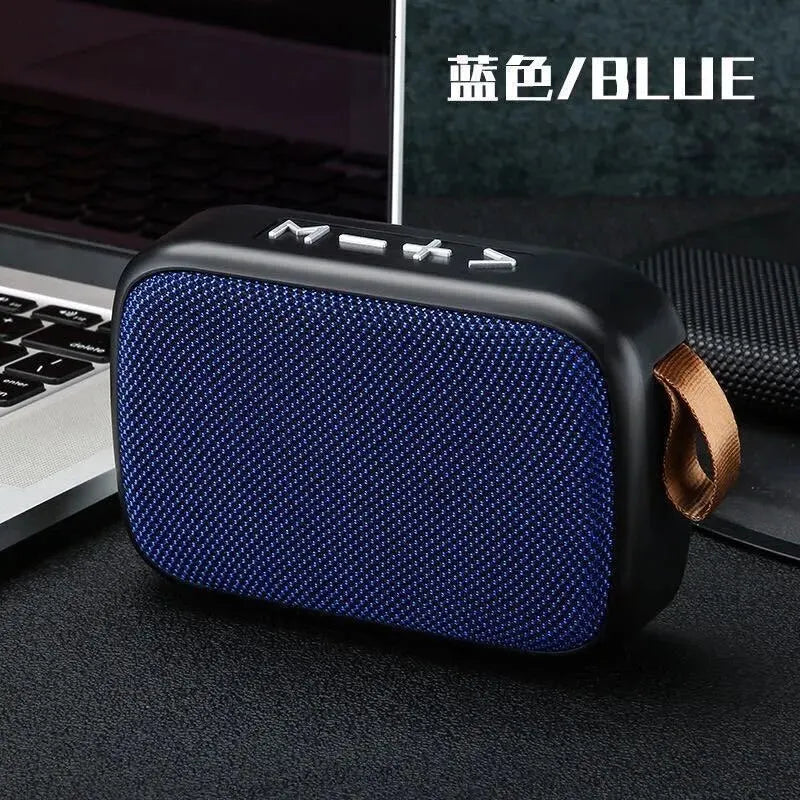 Ansoff wireless outdoor portable speaker with cloth cover and mini subwoofer, ideal for home and outdoor use.