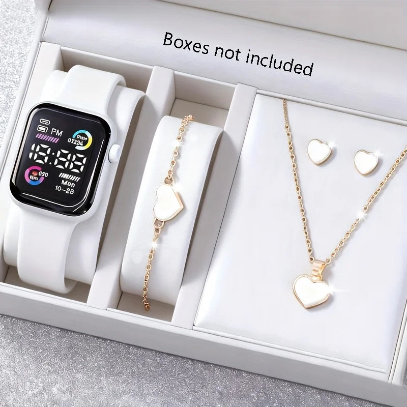 1pc Square Fashion Watch - Displays Time/Date, No Additional Features, Electronic Watch for Fashion Enthusiasts, Best Large Digi