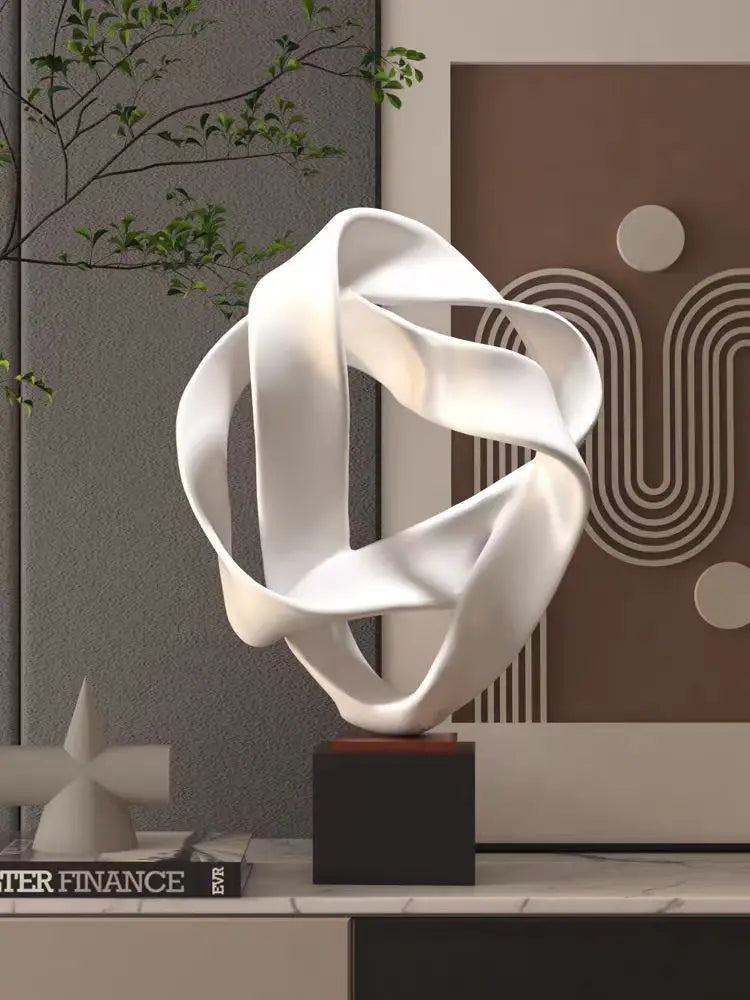 Modern minimalist geometric sculpture art abstract artwork living room decoration hotel model room decoration office