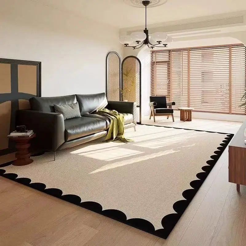 Nordic Light Luxury Large Carpet for Living Room Geometric Bedroom Area Rugs Washable Outdoor Balcony Floor Mat Lounge Sofa Rug