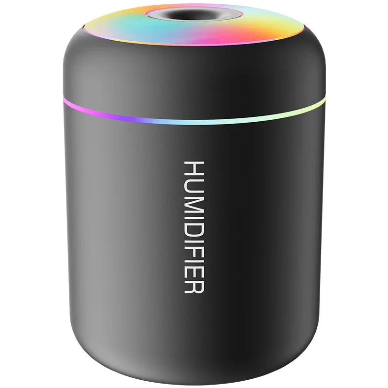 180ML Mini Air Humidifier USB Electric Aroma Diffuser Essential Oil Purifier Aromatherapy Mist Maker Lights For Car Home Bedroom - Acros