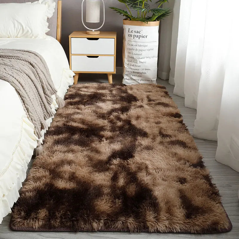Extra Large Nordic Furry Carpet Hall Carpets On The Floor Nursery Children Room's Non Slip Rugs Bedroom Home Decor Washable Mats