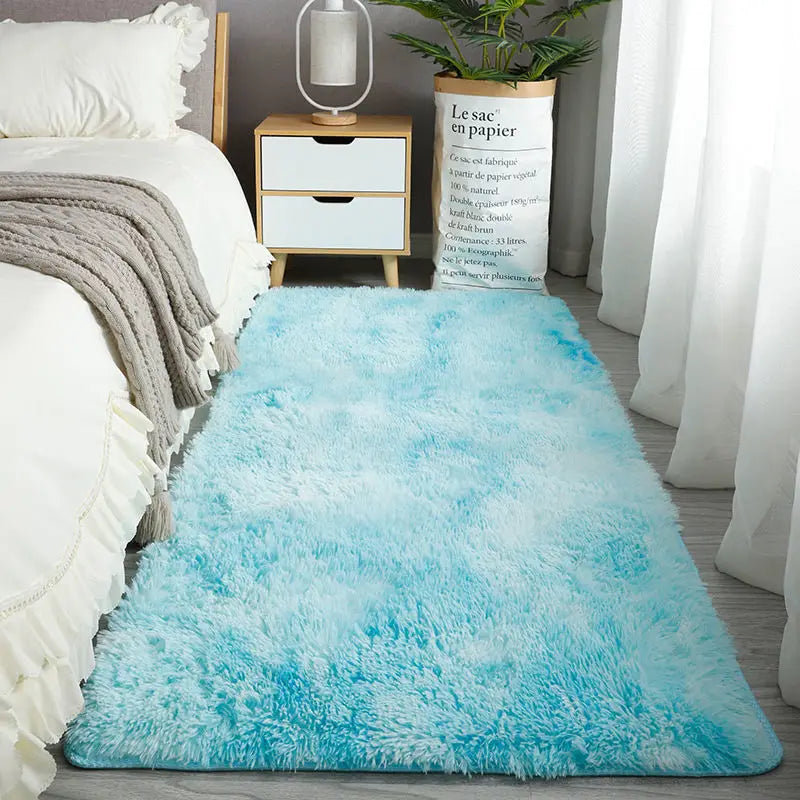 Extra Large Nordic Furry Carpet Hall Carpets On The Floor Nursery Children Room's Non Slip Rugs Bedroom Home Decor Washable Mats