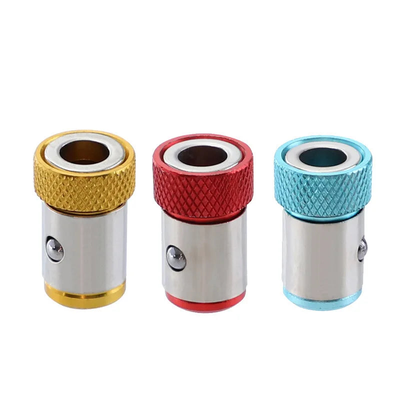 Ansoff universal magnetic ring screwdriver bit with alloy construction, anti-corrosion coating, and strong magnetizer for drill bits.
