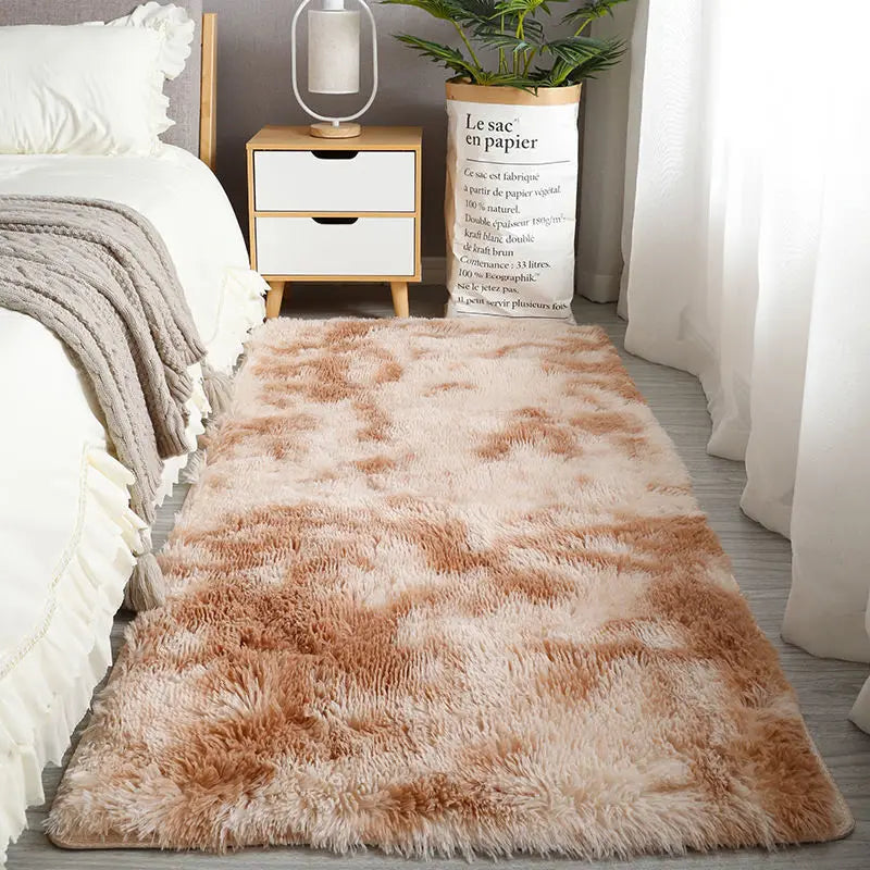 Extra Large Nordic Furry Carpet Hall Carpets On The Floor Nursery Children Room's Non Slip Rugs Bedroom Home Decor Washable Mats