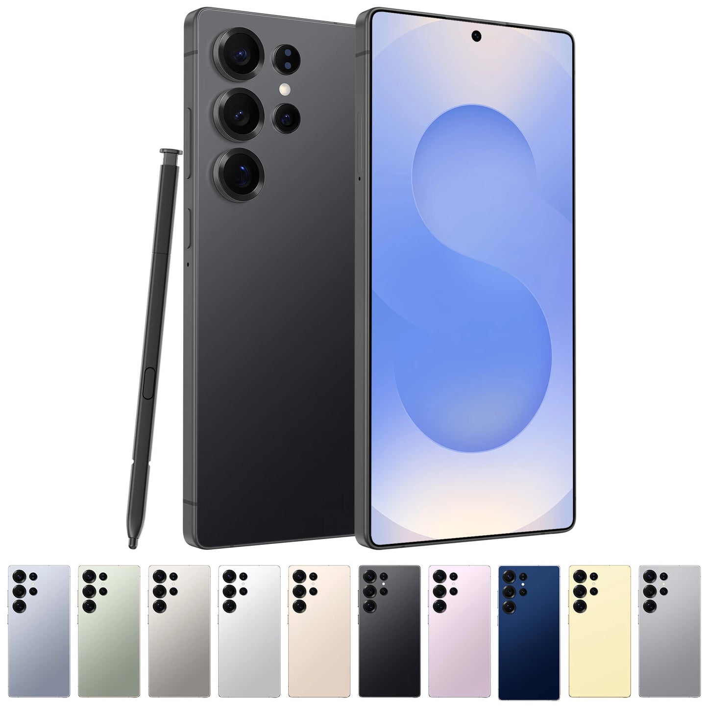 S25 Ultra Smartphone 7.3 Inch OLED HD Beauty Screen Unlocked Dual SIM 5G LTE 108MP Global Version New OEM MTK Processor