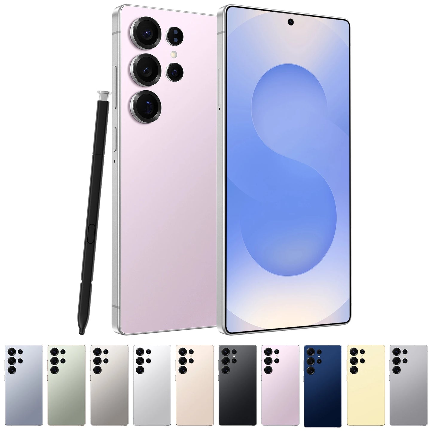 S25 Ultra Smartphone 7.3 Inch OLED HD Beauty Screen Unlocked Dual SIM 5G LTE 108MP Global Version New OEM MTK Processor