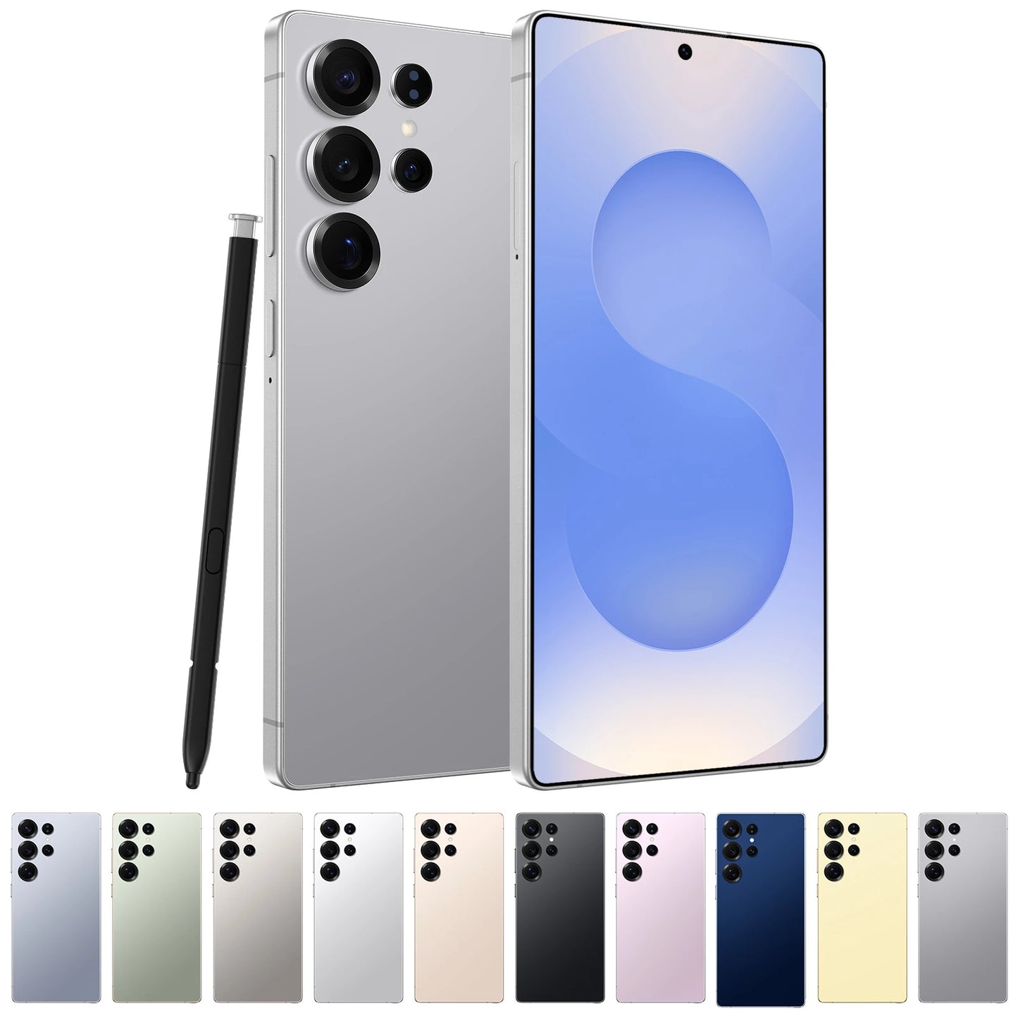S25 Ultra Smartphone 7.3 Inch OLED HD Beauty Screen Unlocked Dual SIM 5G LTE 108MP Global Version New OEM MTK Processor