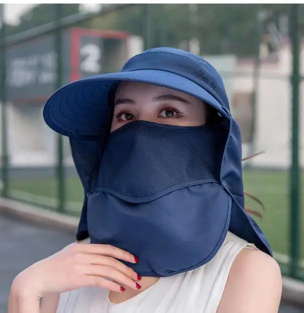 COKK Summer Hats For Women Sun Hat With Breathable Suncreen Outdoor Bicycling Beach Cap Visor Wide Brim Sunhat Female New