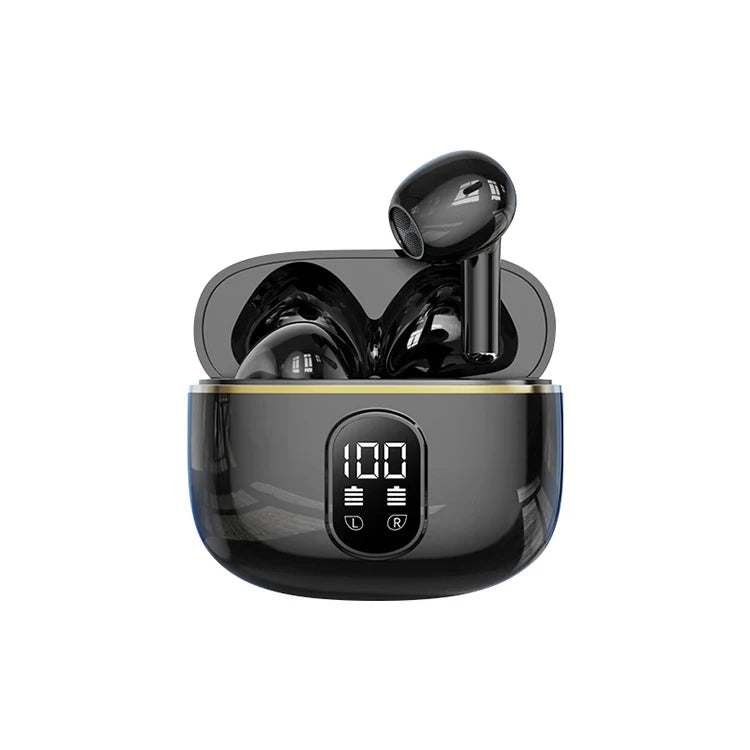 US Warehouse T02 Bt V5.3 EDR Wireless Earbuds Earphones Led Display Waterproof in Ear Noise Reduction Phone Eletronic Headphones - Acros