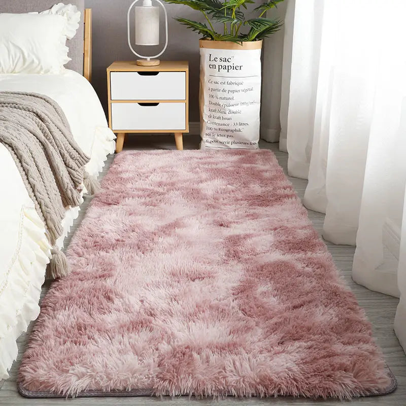 Extra Large Nordic Furry Carpet Hall Carpets On The Floor Nursery Children Room's Non Slip Rugs Bedroom Home Decor Washable Mats