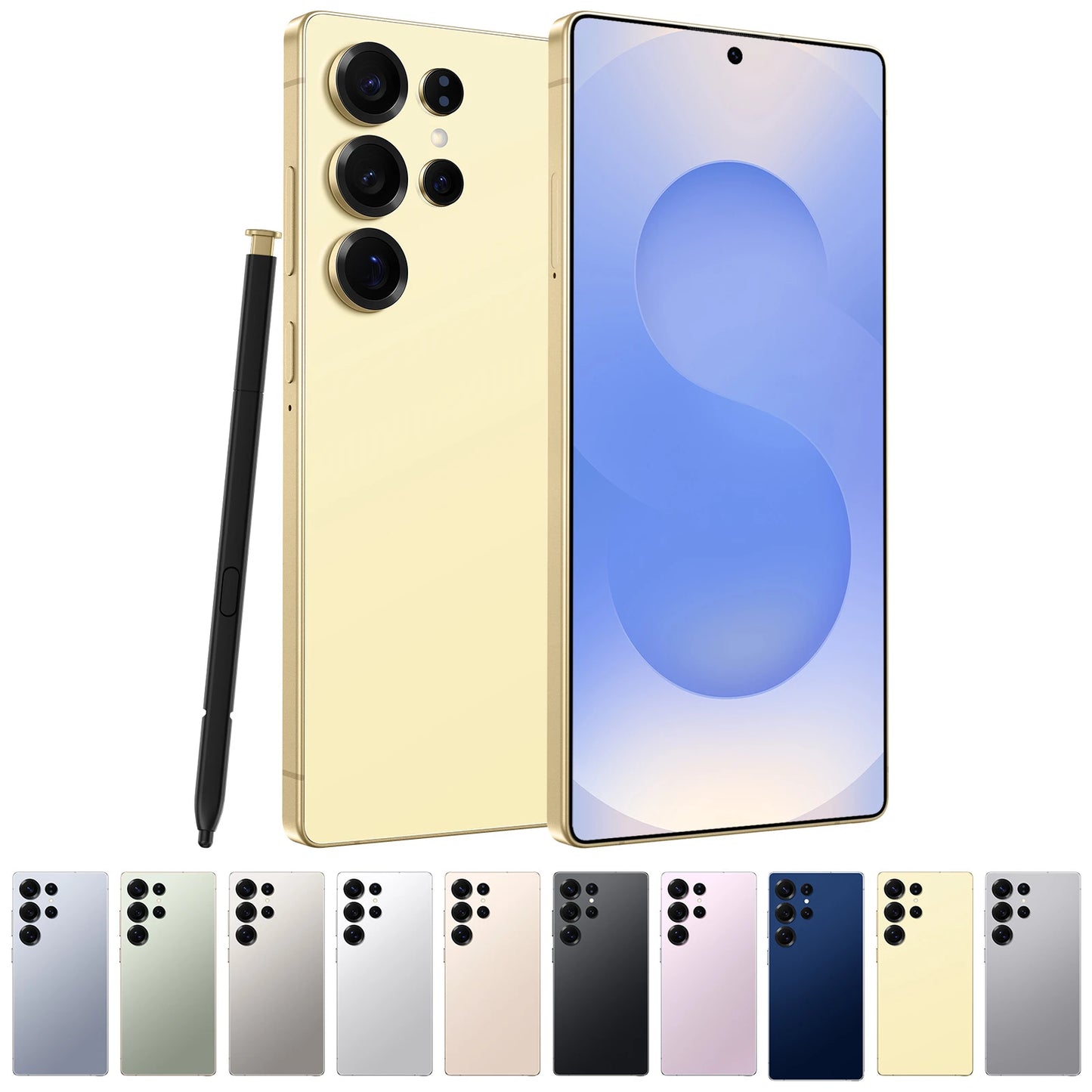 S25 Ultra Smartphone 7.3 Inch OLED HD Beauty Screen Unlocked Dual SIM 5G LTE 108MP Global Version New OEM MTK Processor