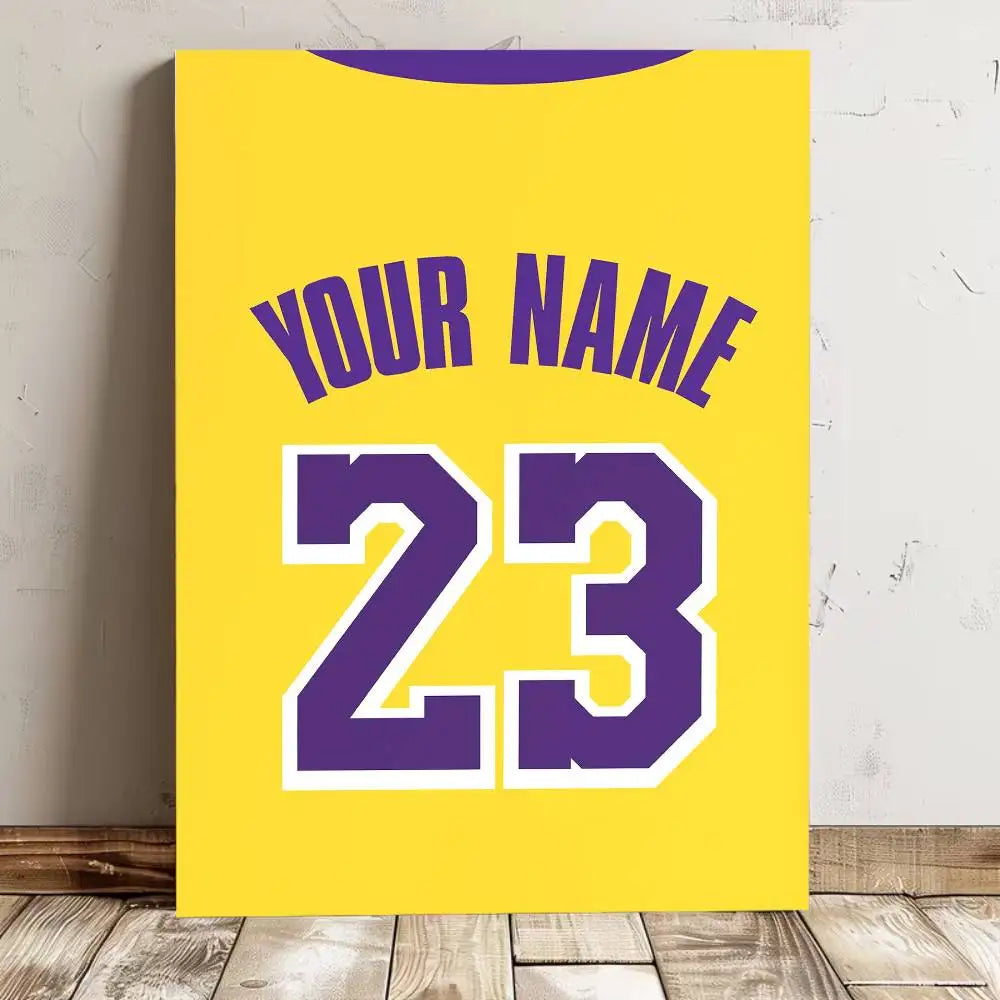 High-quality waterproof football jersey name poster by Ansoff, featuring vibrant print for wall decor in bar or living room.