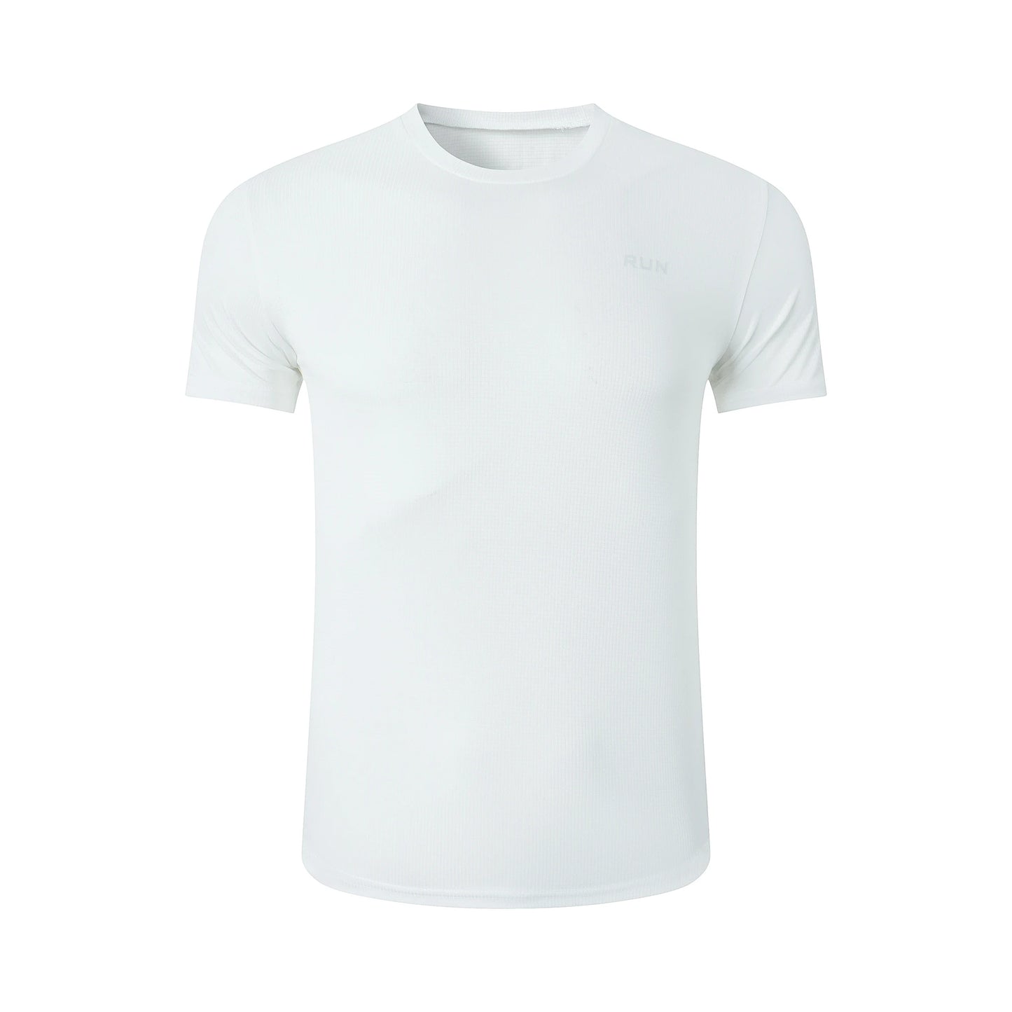 Men's white summer football jersey by Ansoff, short sleeve casual t-shirt suitable for training, gym, and soccer activities.