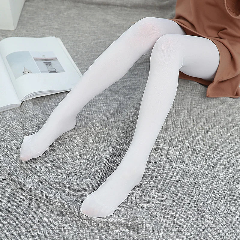 Kids Pantyhose Ballet Dance Tights For Girls Stocking Children Velvet White Pantyhose Girls Tights Professional Ballet Stockings - Acros
