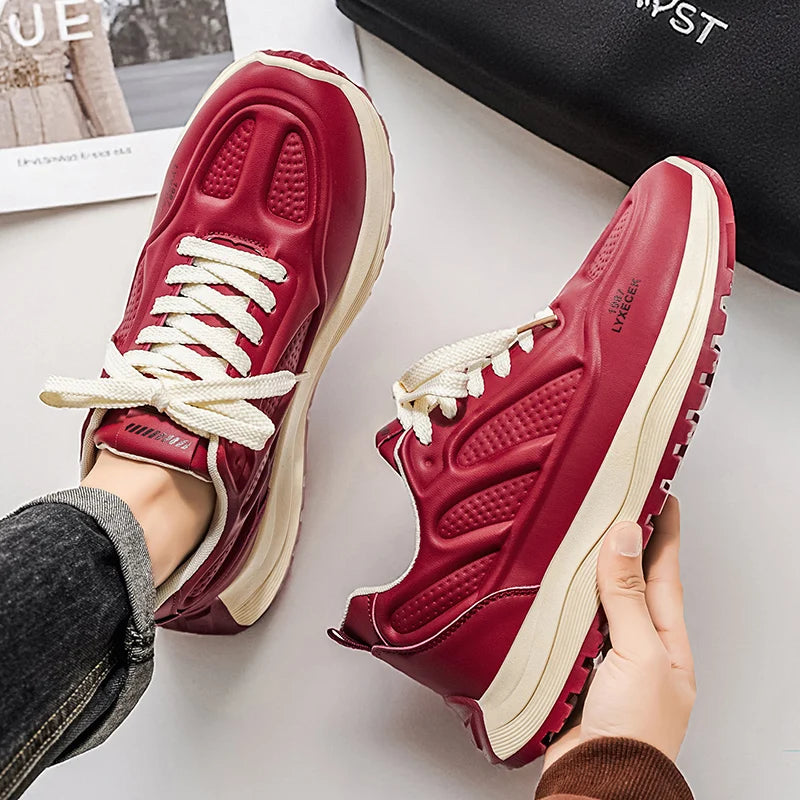 Men's Shoes 2026 Spring New Arrival Low Cut Soft Soled Breathable Walking Shoes Men's Trendy Casual Sports Shoes Male Trainers - Acros