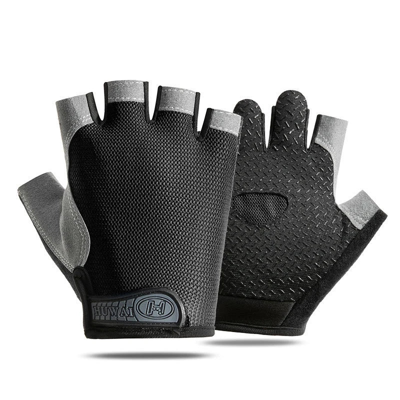 Gym Gloves Fitness Training Fingerless Women Men Bodybuilding Exercise Sports Gloves for Cycling Bicycle Anti Slip Breathable
