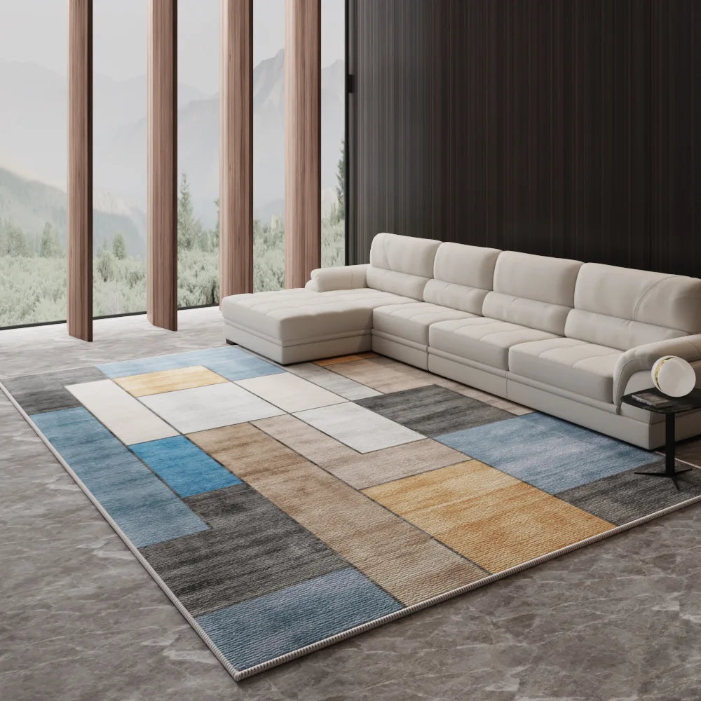 VIKAMA Nordic Light Luxury Living Room Carpet Sofa Coffee Table Floor Mat Bedroom And Lounge Large Area Carpet Home Decoration
