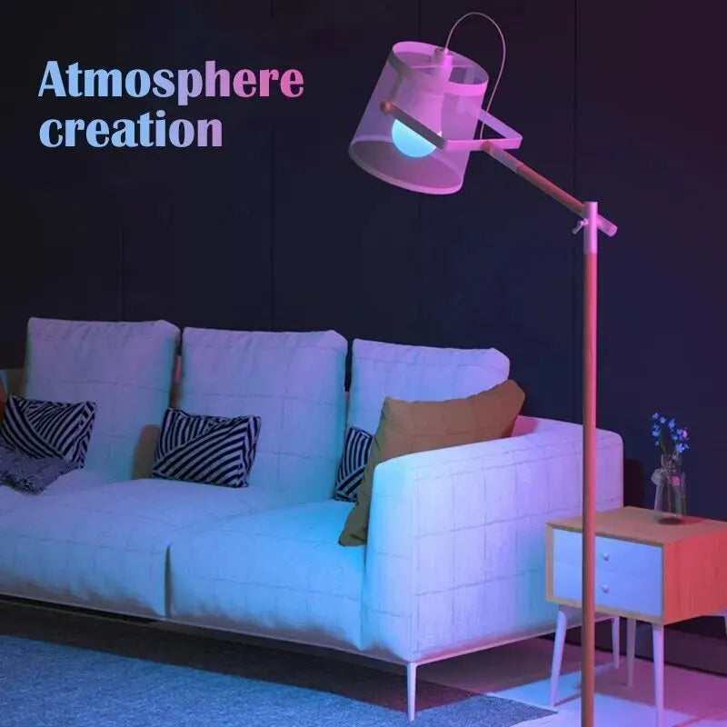 16 Colors RGB Bulb LED Multicolor Bulb E27 220V Household Lighting Dimmable 24 Key Remote Control Smart Lamp Atmosphere Light - Acros