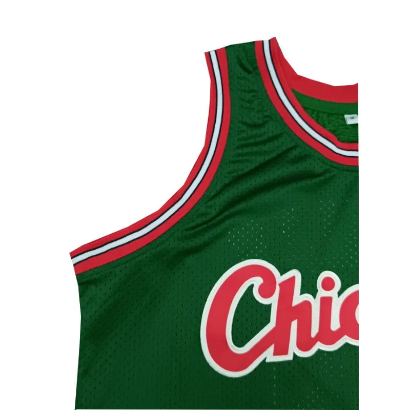 Men's Ansoff Chicago basketball jersey, sleeveless athletic shirt, breathable loose fit sports uniform, casual training wear