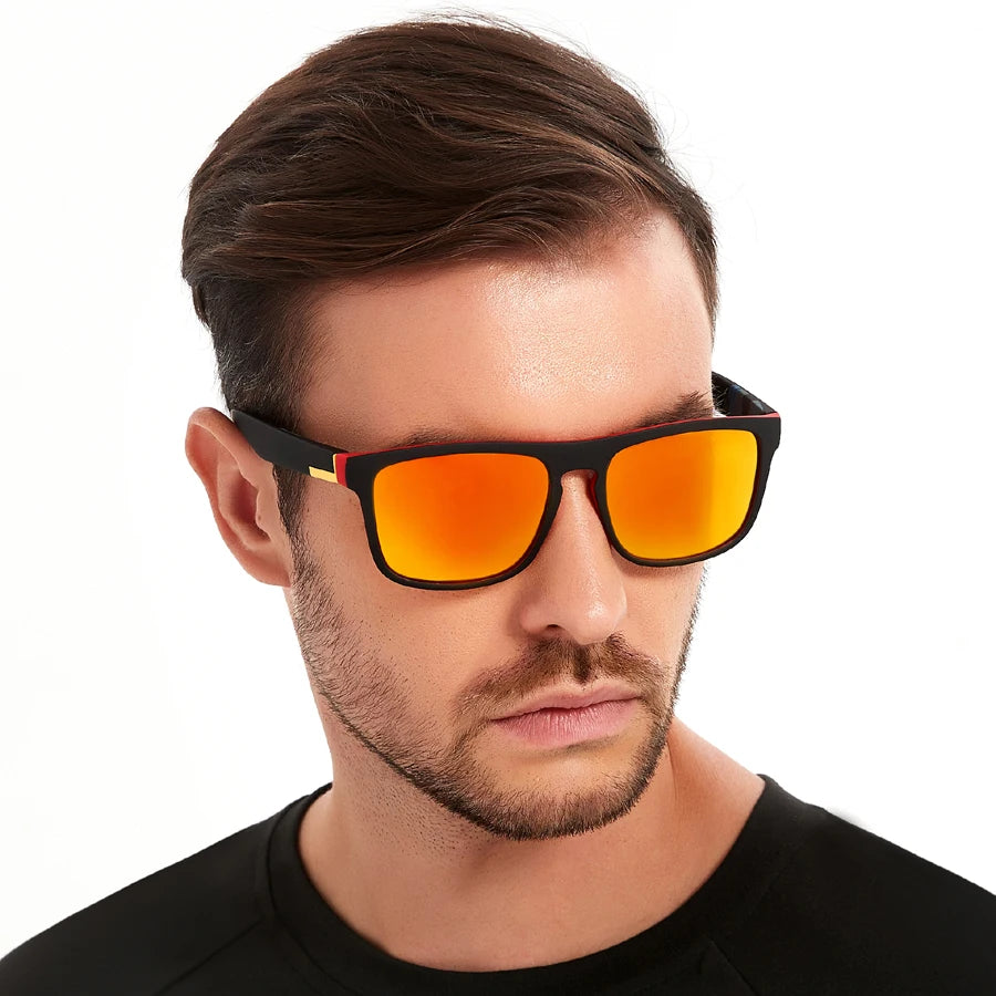 Fashion Vintage Square Sunglasses Men Women Fishing Driving Man Luxury Brand Designer Sun Glasses Anti-Glare Retro Eyewear - Acros
