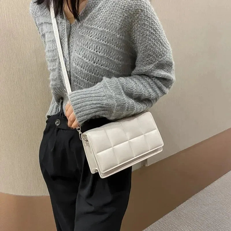 Fashion Brand Designer Women Shoulder Bag Small PU Leather Female Crossbody Bag Trend Classic Handle Handbag Women - Acros