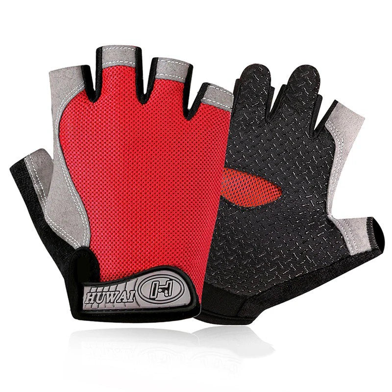 Gym Gloves Fitness Training Fingerless Women Men Bodybuilding Exercise Sports Gloves for Cycling Bicycle Anti Slip Breathable