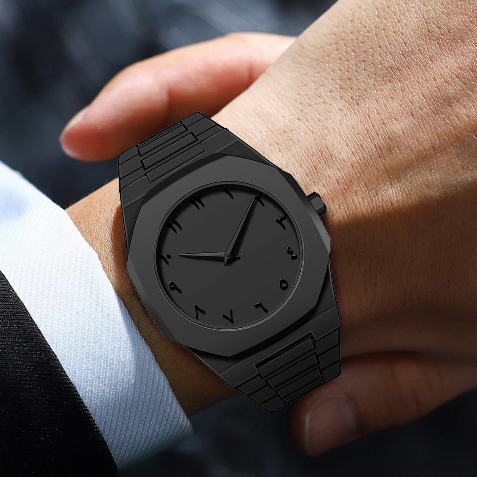 2025 New Modern Simple Creative Sports and Leisure Watch Creative Design Waterproof Quartz Movement Energy Watches Gift for Men - Acros