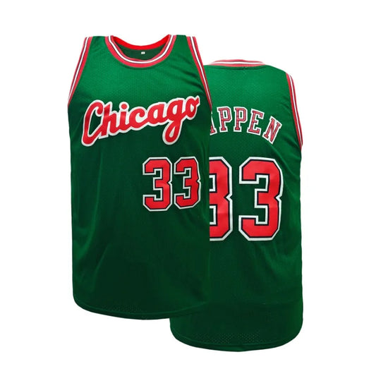 Men's Chicago basketball jersey by Ansoff, sleeveless athletic shirt with breathable fabric, loose fit training uniform for sports and casual wear.