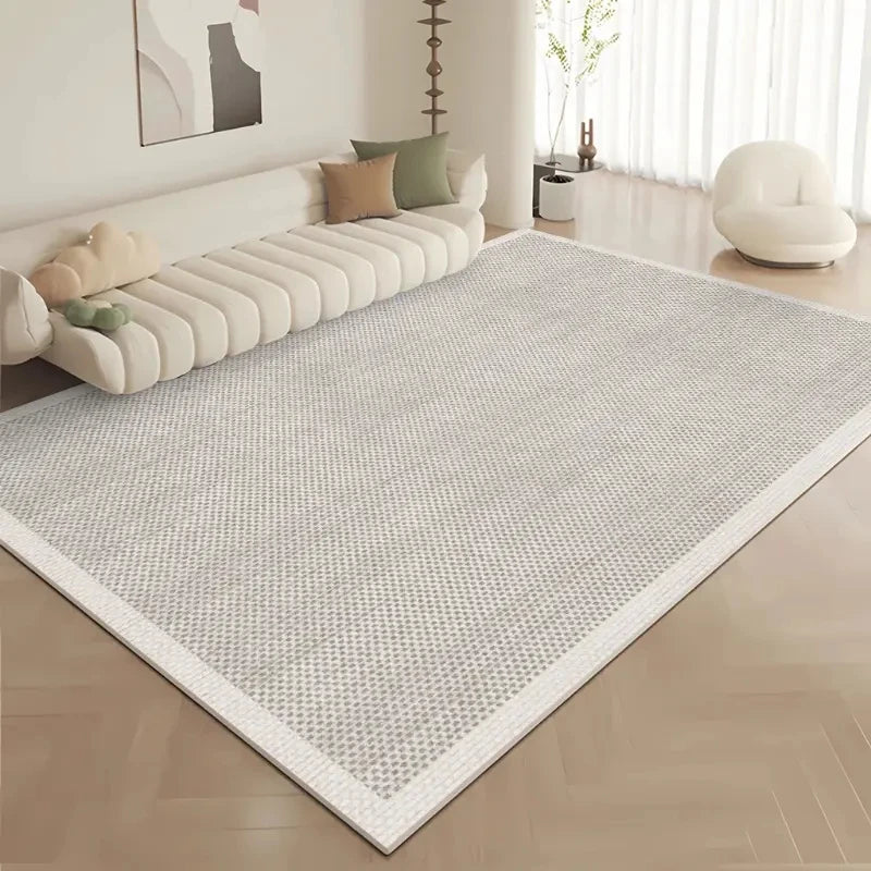 VIKAMA Nordic Living Room Carpet Non-Slip Anti-Dirt Sofa Side Table Mat Bedroom Cloakroom Floor Rug Home Decor