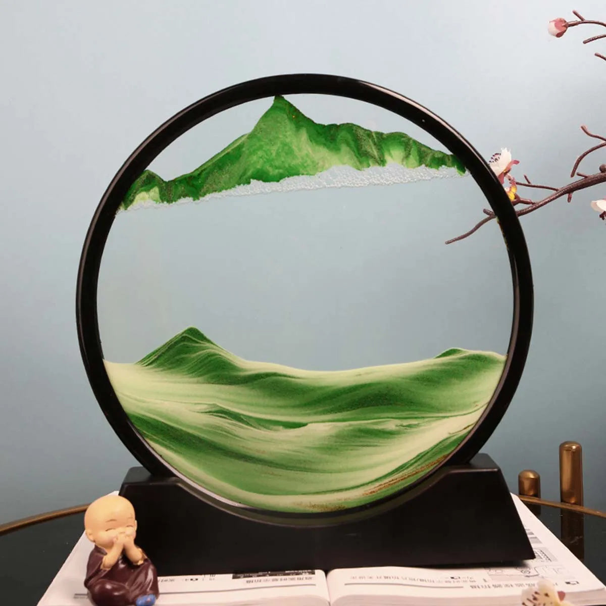  Dynamic Sand Art - Hypnotic 3D Design with Moving Sand for Creative Painting and Sculpture -Home or Office Desktop Decoration