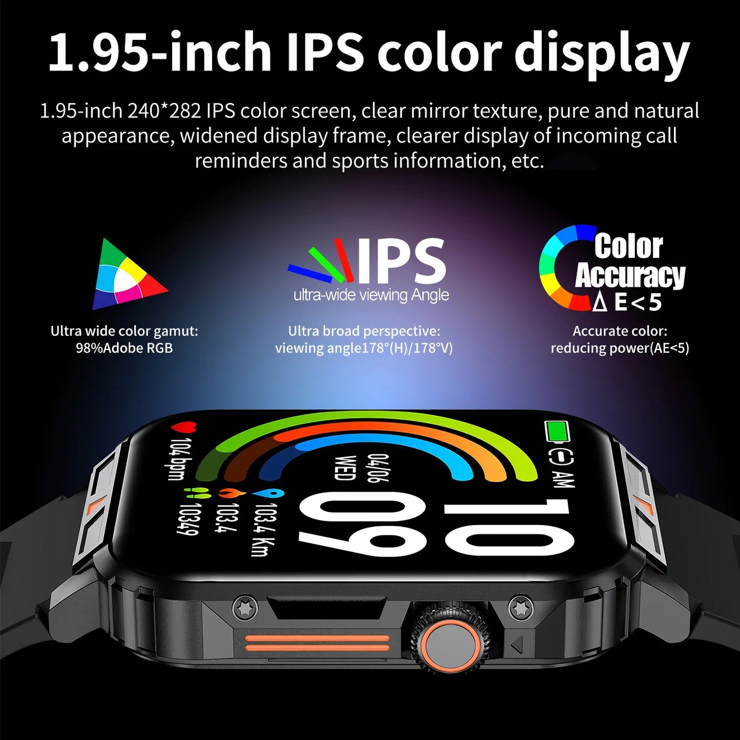 2025 Luxury Military Smart Watch Men Health Monitor Wireless Call Fitness Clock Sports Waterproof Smartwatch for Women Android
