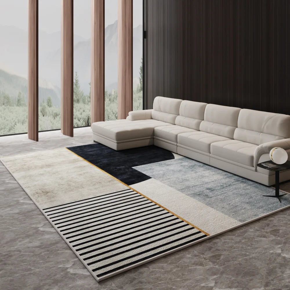 VIKAMA Nordic Light Luxury Living Room Carpet Sofa Coffee Table Floor Mat Bedroom And Lounge Large Area Carpet Home Decoration