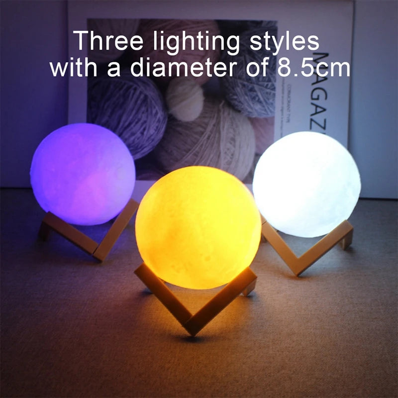 Book Light LED Moon Light Galaxy Light, Moon Night Light, Girl, Boy, Child Birthday Gift, Bedroom Decoration Indoor lighting - Acros