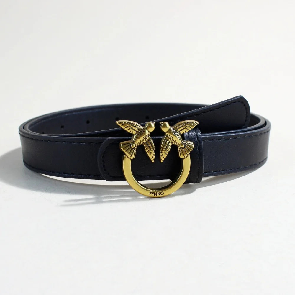 Women's trendy leather casual belts from Ansoff, featuring 26 new European and American stylish, fashionable belt designs.