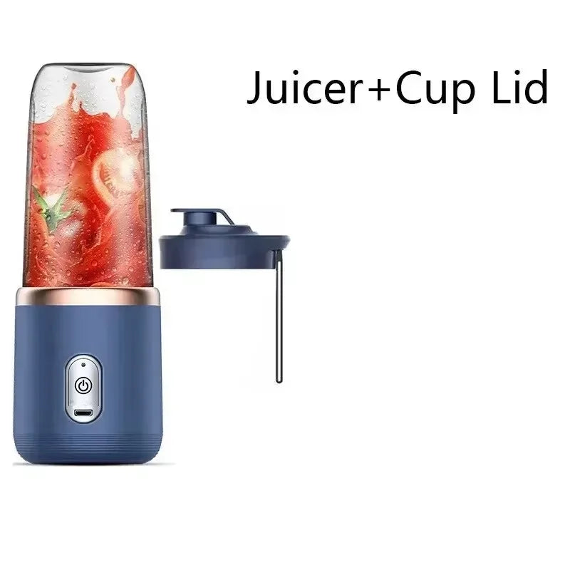 Ansoff portable USB blender with 6 color options, 400ml capacity, ideal for smoothies and milkshakes during travel.