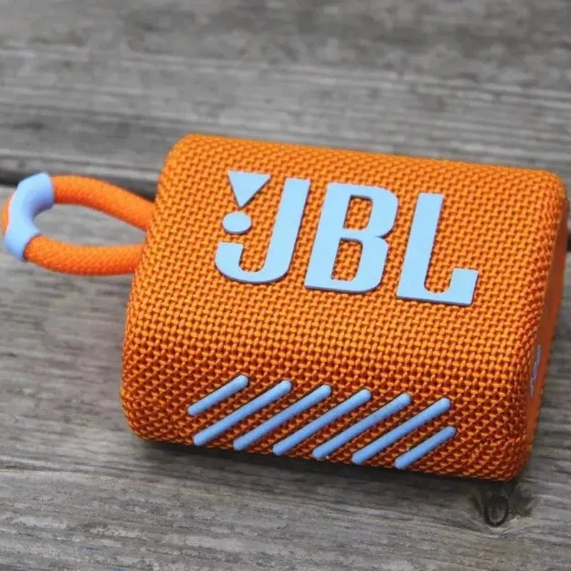 JBL GO3 Portable Bluetooth Speaker, IP67 Waterproof, Powerful Bass Mini Wireless Audio for Outdoor Home Daily Use