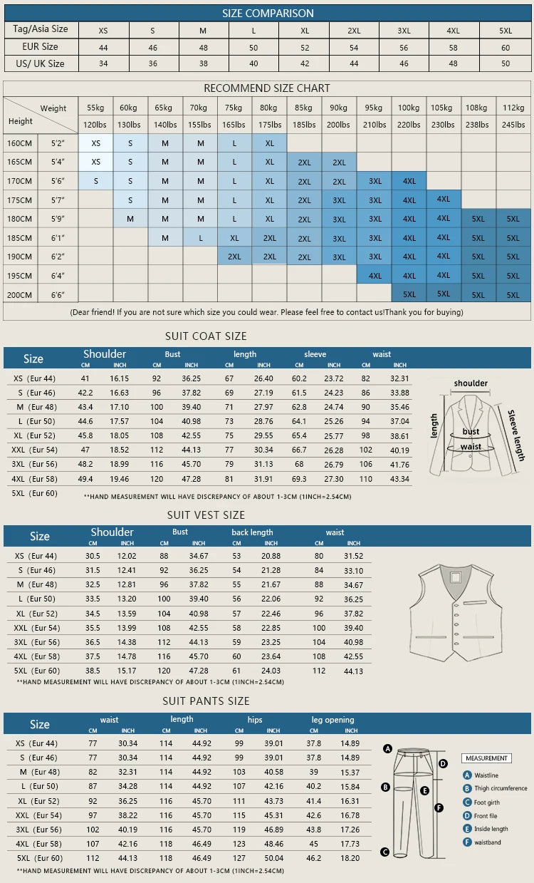 luxury 2-piece suit set men's party outfit high-end double breasted business casual suit groom's wedding dress shawl collar