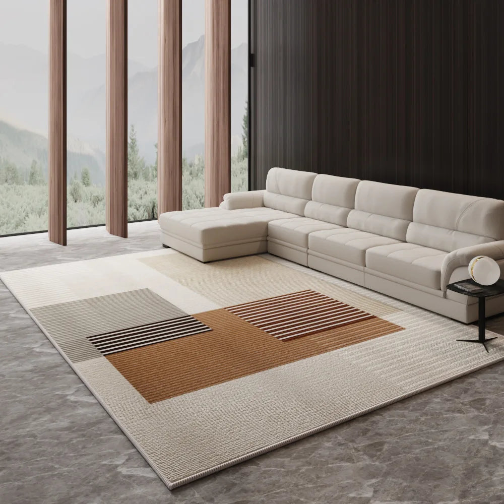 VIKAMA Nordic Light Luxury Living Room Carpet Sofa Coffee Table Floor Mat Bedroom And Lounge Large Area Carpet Home Decoration
