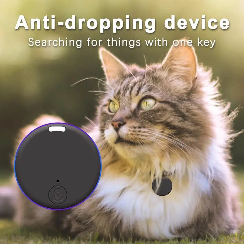 Mini GPS Locator AntiLost Alarm Wallet Keychain Smart Tag Bluetooth-Compatible Tracer Keychain Dog Pet Child Tracker Key Finder - Acros