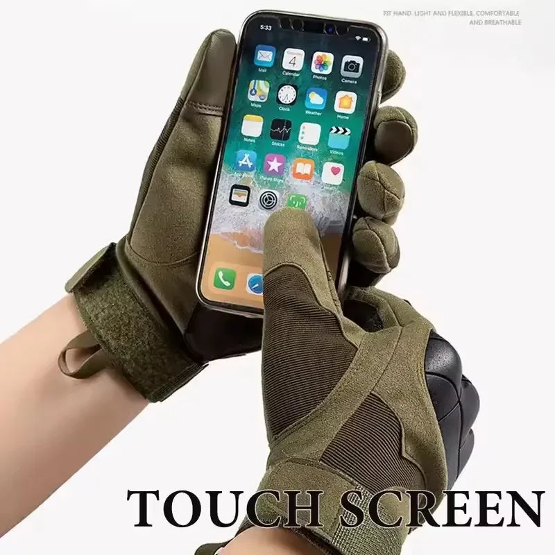 Touch Screen Motorcycle Gloves  Spring Summer Breathable Full Finger Motorbike Riding Moto Gloves for Motocross - Acros