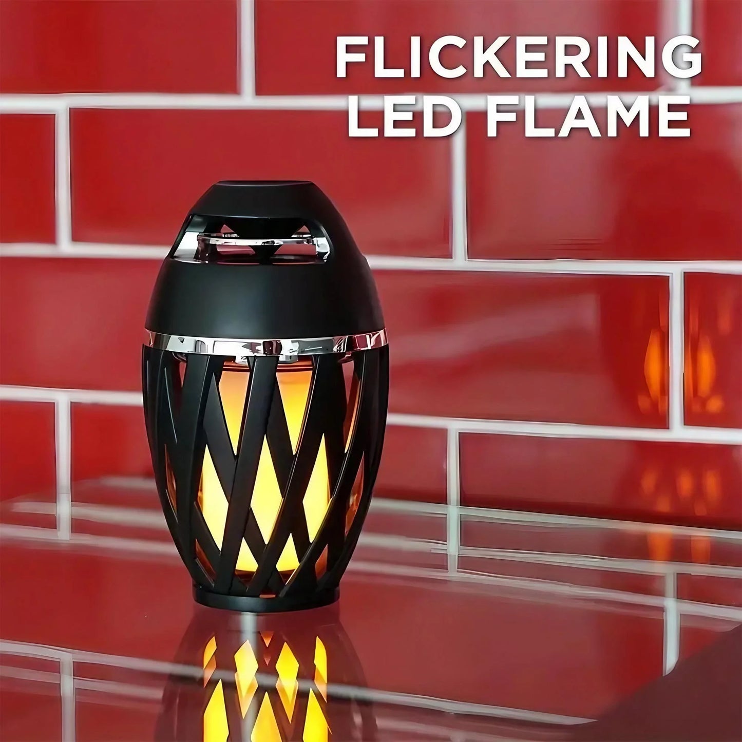 Bluetooth 5.0 Portable Speaker LED Torch 5W Bass 2000mAh IPX5 Waterproof Outdoor Home Party Speaker