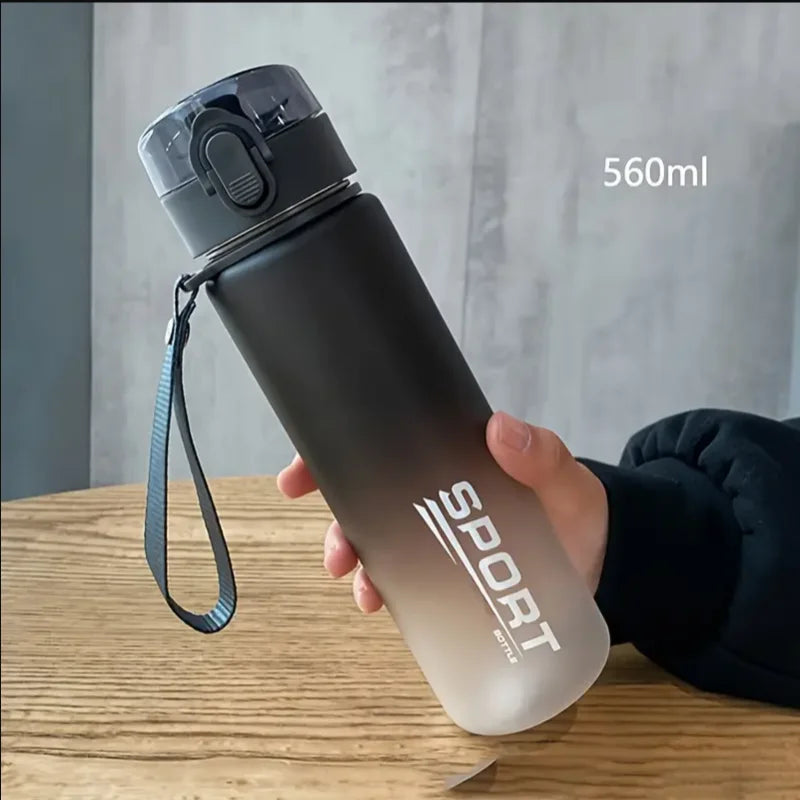 Ansoff BPA-free leak-proof sports water bottle in 400ml and 560ml, portable high-quality hiking and travel drink bottle.