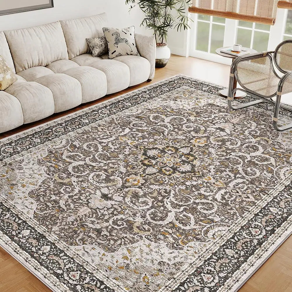 VIKAMA Nordic Light Luxury Large Carpet Living Room Sofa Tea Table Carpet Bedroom Bedside Carpet Modern Simple Home Decoration