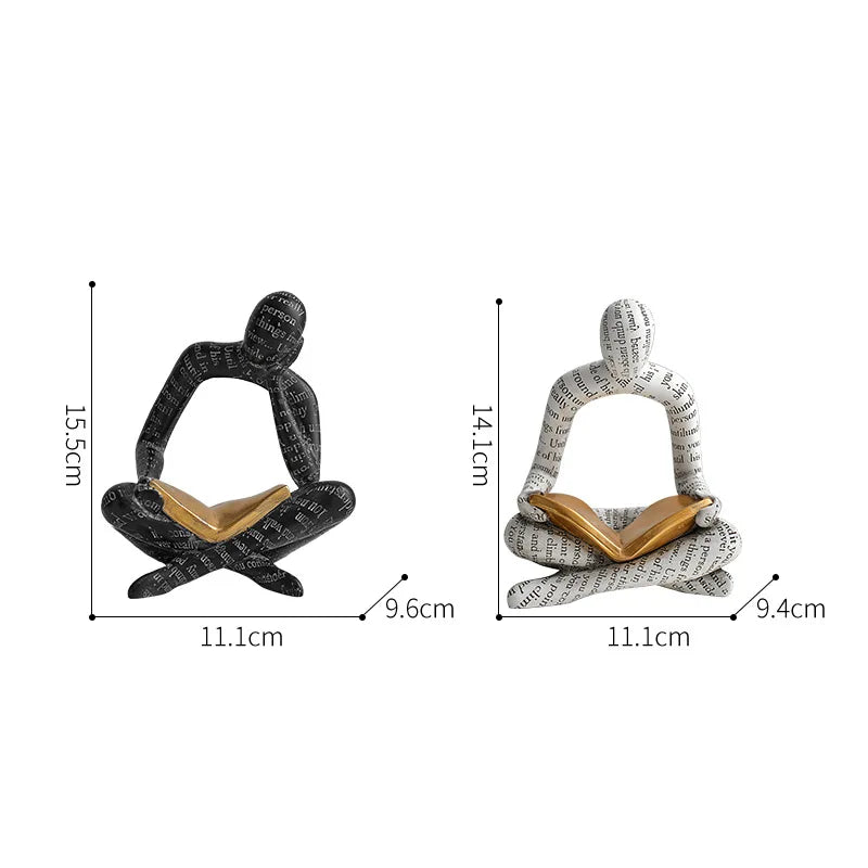 Original design art couple character small ornament TV cabinet wine cabinet living room home car ornament